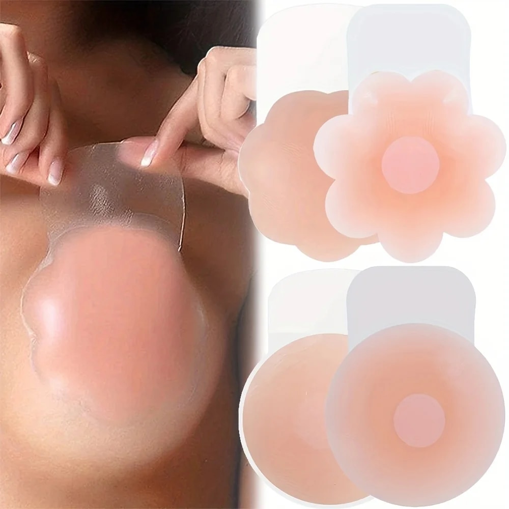 Push Up Bra Padded - 1 par de silicone capa de