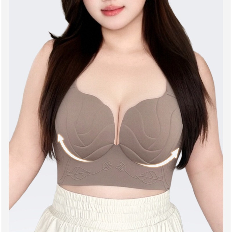 Bralette Wireless Soft - Sutiã sem fio para mulheres plus