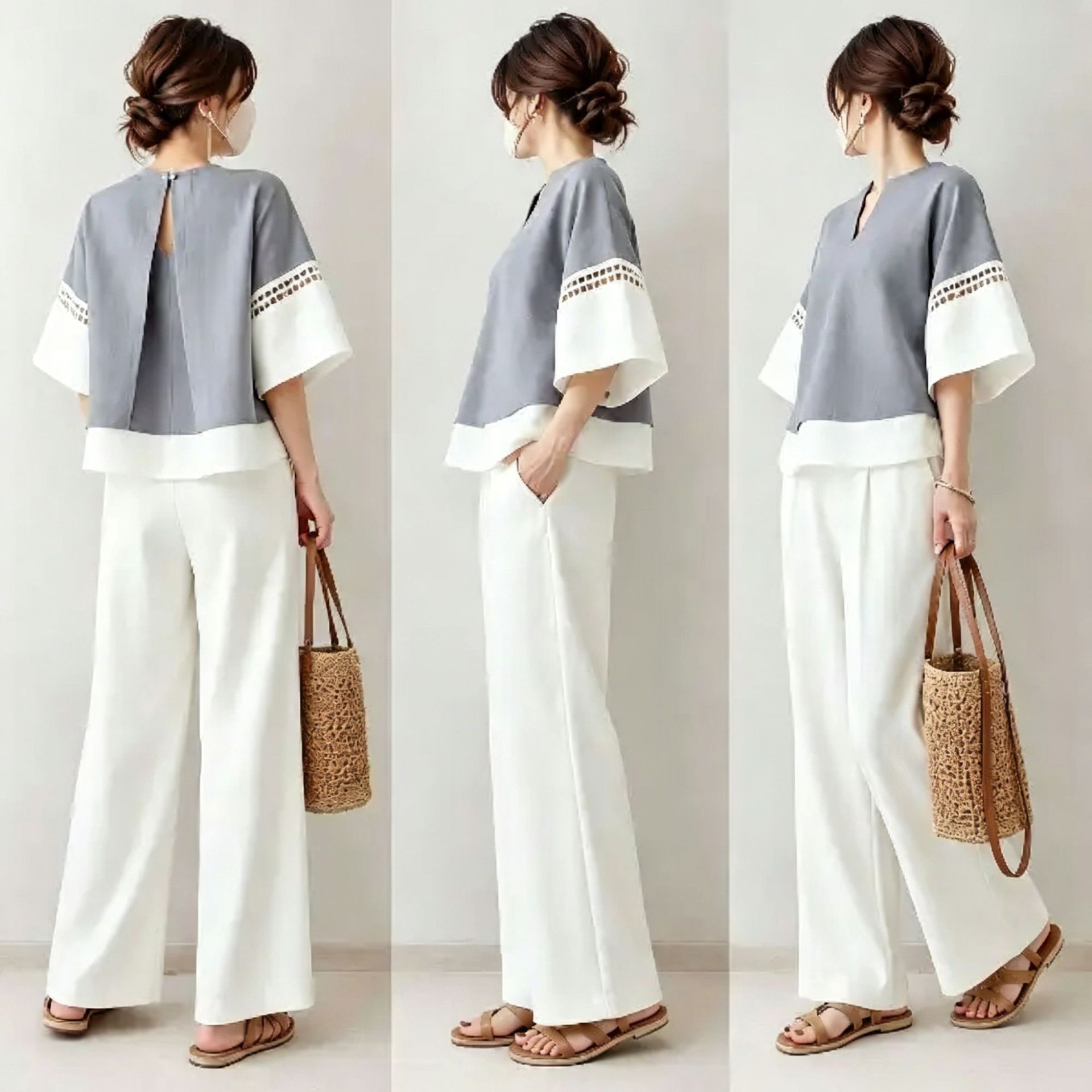 Novo Conjunto de Duas Peças 20 - Robe Silk Women avaliação e preço