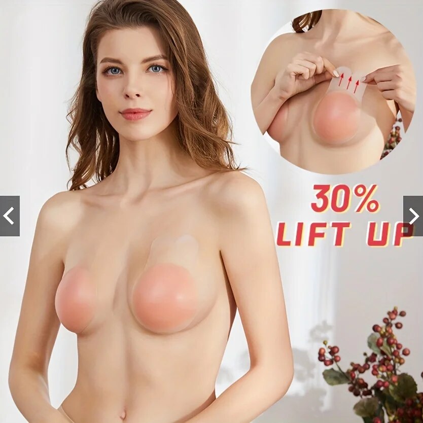 1 par de silicone capa de mami - Push Up Bra Padded avaliação e preço