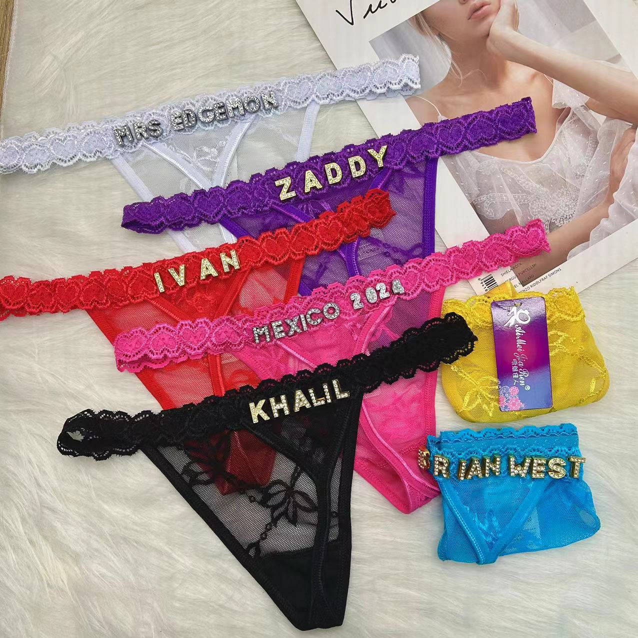 Tangas personalizadas com nome - Thong Bikini Women avaliação e preço