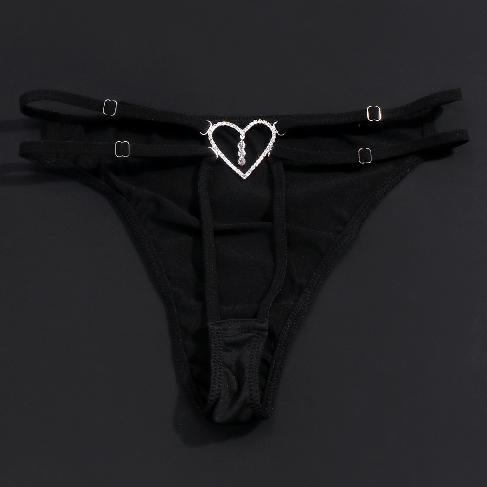Mulheres coração tanga maiô, b - Thong Bikini Women avaliação e preço