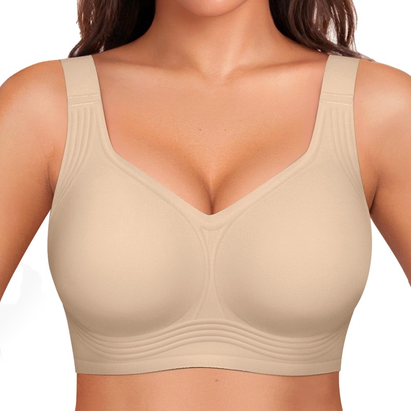 Sutiã Jelly Sem Fio Plus Size  - Push Up Bra Padded avaliação e preço