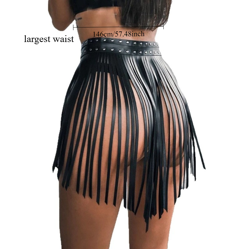 Saia Gótica Feminina Preta Est - Garter Belt Set avaliação e preço